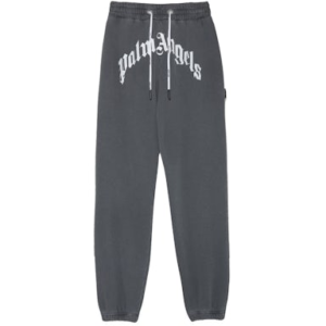 Palm Angels Brand Slim Grey Sweat Pants