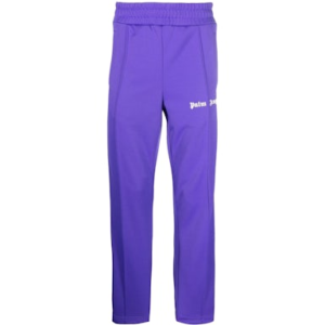 Palm Angels Brand Slim Purple Sweat Pants